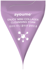 Ayoume~Нежная пенка для умывания на основе коллагена~Enjoy Mini Collagen Cleansing Foam