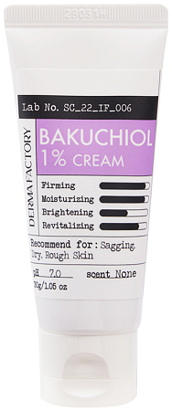 Derma Factory~Питательный крем для лица с бакучиолом~Bakuchiol 1% Cream