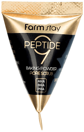 FarmStay~Отшелушивающий скраб с пептидами~Peptide 9 Baking Powder Pore Scrub