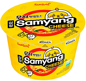 Samyang~Лапша-рамен быстрого приготовления с сыром (Корея)~Cheese big bowl